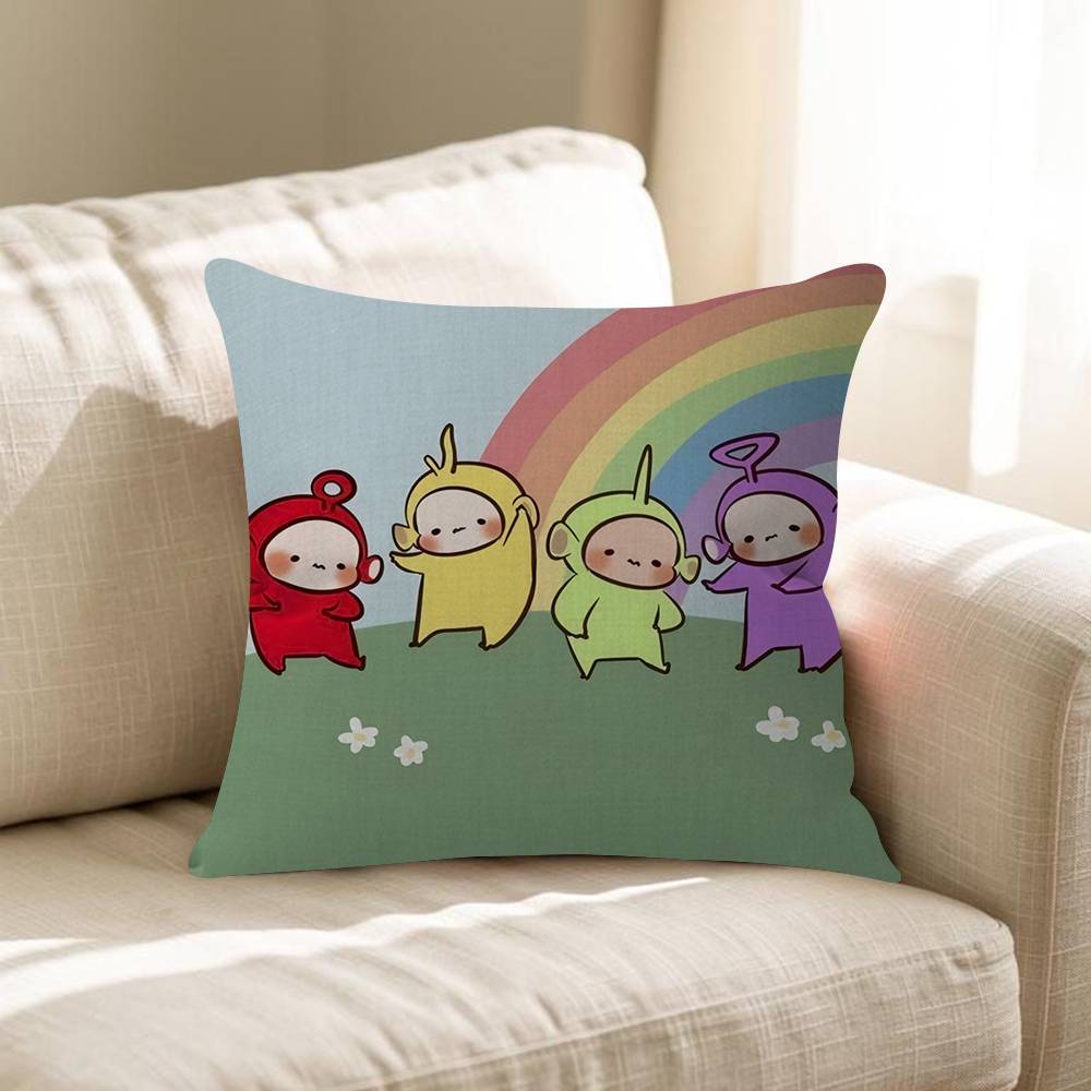 Cartoon TTeletubbies Cushion Cover Decorative Pillow Sofa Home Decor Case Pillow Cases