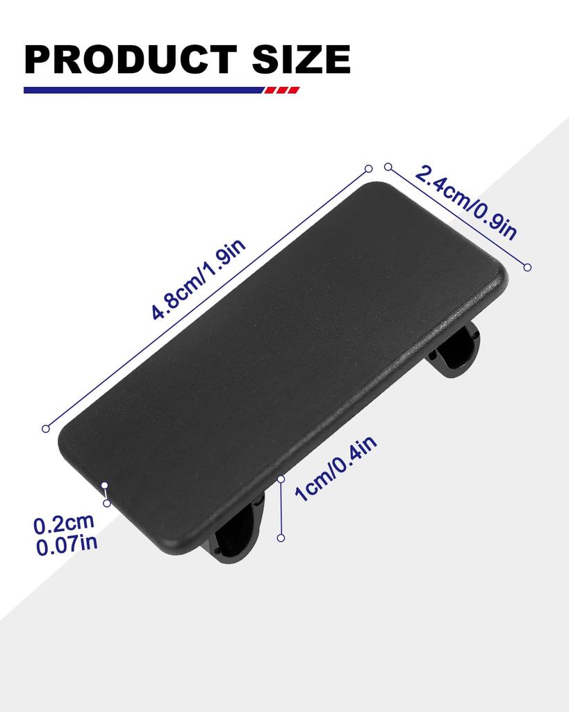 AutoEC Rocker Switch Panel Cover, Car Toggle Switch Hole Filler, 6 Hole Rocker Panel Cover Brackets