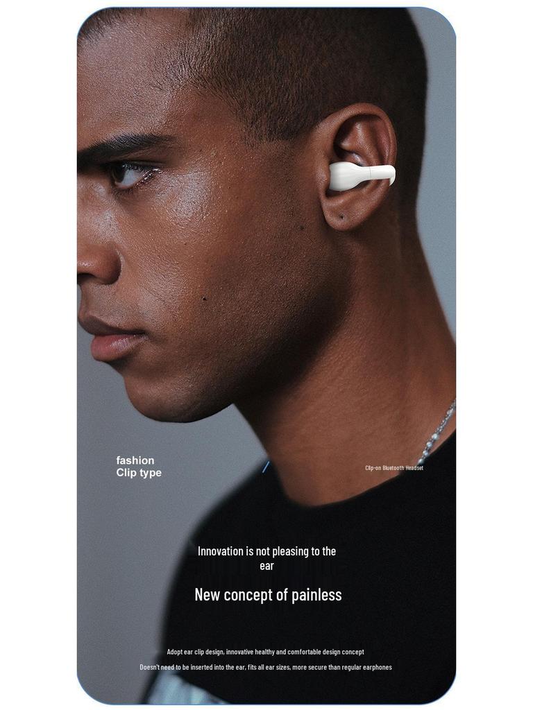 Bluetooth-наушники M10: Новый Clip-On, Двойной или Одиночный, Внешний Звук, Спортивный и Деловой Стиль.