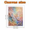 5D Pearl Painting Handmade DIY Elegant Butterfly Home Office Desktop Decoration Painting