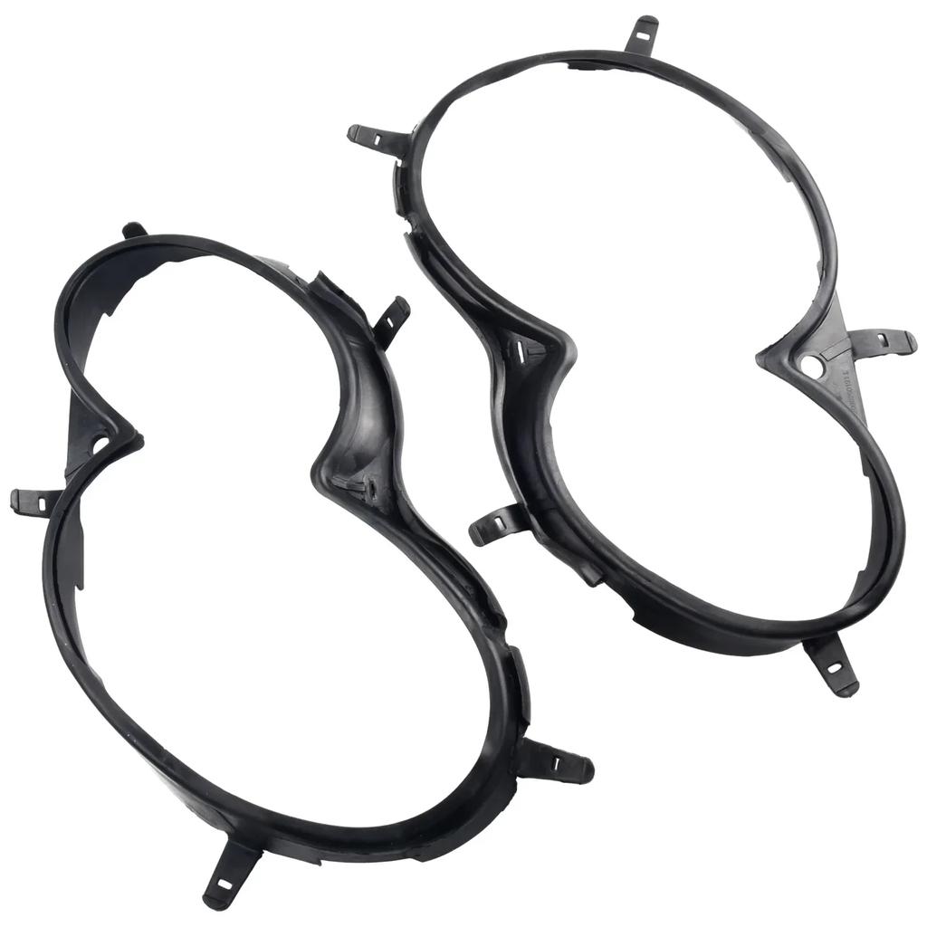 1 пара прокладок фары левая правая для Mercedes W209 CLK 2003-2009 Headlight Slealers Auto Front Lamp Gaskets Kit Black