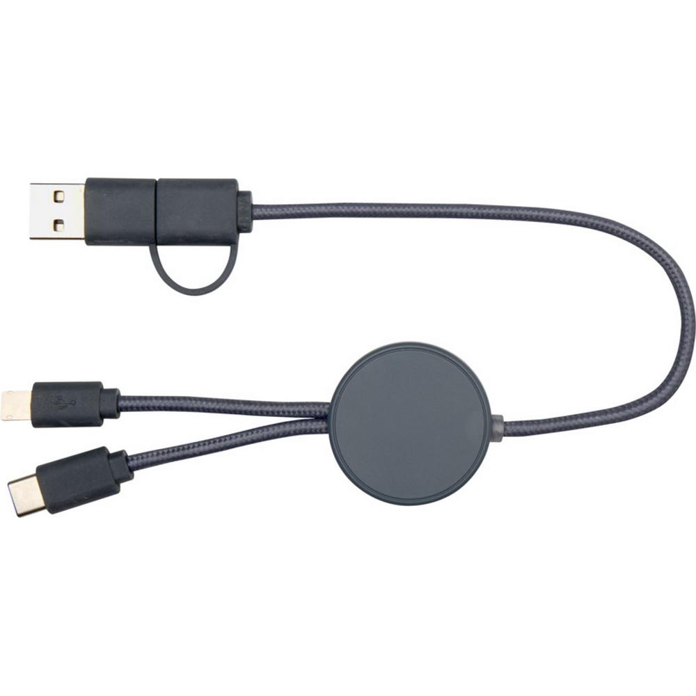 Citala Recycled Plastic 5 in 1 Charging Cable