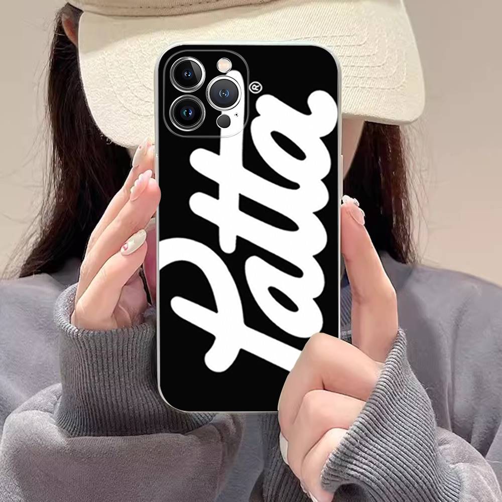 Модный Чехол P-Patta Для IPhone 17 16 15 14 13 12 11 Pro Max Plus Мягкий Чехол Персонализированный DIY