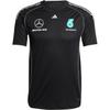 Мужская тренировочная футболка команды Mercedes AMG Petronas F1 Черная JX8245