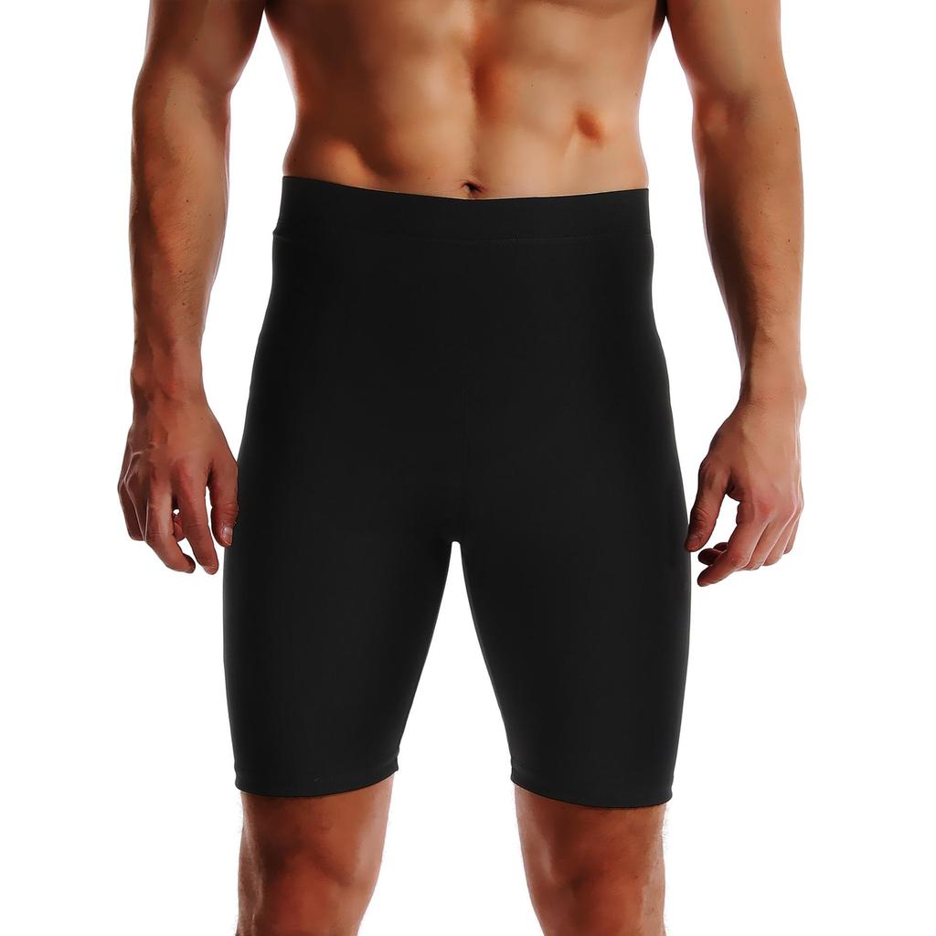 Men's High-Sweat Wicking 5-Point Tight Shorts for Running, Fitness, and Body Sculpting