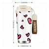 Cute Pink Hearts Pattern Stainless Steel Insulated Coffee Tumbler Reusable Vacuum Thermal Travel Mug Portable Cup for Gifts Office