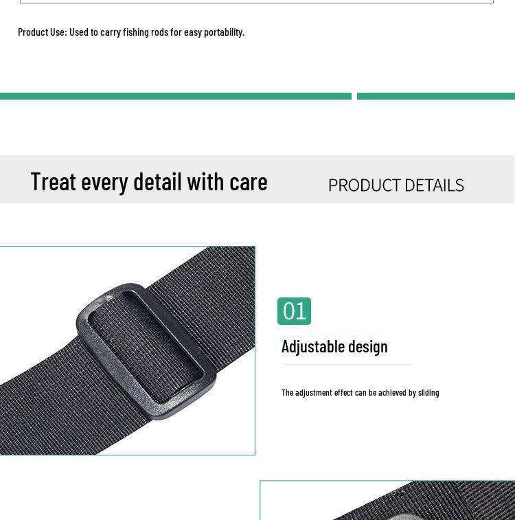 Portable Fishing Rod Waist Belt Holder - Lure Support for Rock Fishing