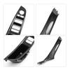 7Pcs Left Hand Drive For BMW 5 Series F10 F11 F18 10-17 Carbon Fiber Car Interior Inner Door Handle Panel Pull Trim Car