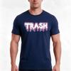 High Class Trash TShirt Summer Casual Cotton Tee Oversized Streetwear Tops Vintage Graphic Print Loose Fit Short Sleeve