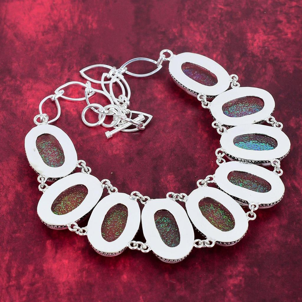 Ожерелье из розового триплетного опала, ювелирные изделия из цельного серебра 925 пробы с драгоценными камнями, ожерелье ручной работы, на День благодарения