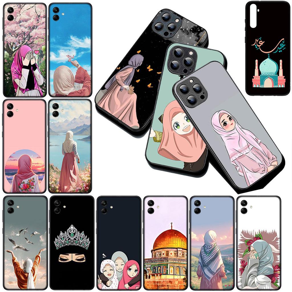 Cover for Apple iPhone 12 13 Pro XS Max Mini ProMax X XR Air 13Pro Casing Phone Case Arabic islamic muslim Muslimah Girl