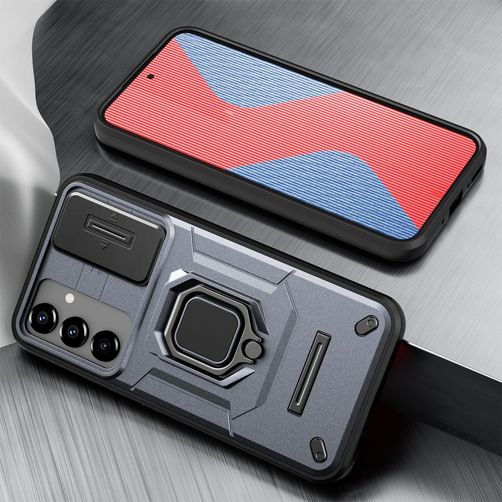 KEYSION Противоударный чехол для Samsung A54 5G A34 A24 A14, защитное кольцо для объектива камеры, чехол-подставка для телефона для Samsung A14 LTE