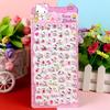 Милые наклейки Hello Kitty, Наклейки для DIY-руководства, Наклейки для украшения тетради, альбома, дневника, Очаровательные аниме, 3D-наклейки с пенным пузырем