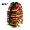 Stacked Book Christmas Tree Decor Tabletop Decor, Resin Page Ornament for Home Memorable Secret Santa Gift Writers Office Desk, Rustic Holiday