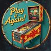 D Flat Pc D Print Metal Tin Sign Room Decor Pc Vintage Metal Sign  Vintage Pinball Machine Round Wall Painting for Bar