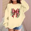 Children's Fashionable Casual Long-sleeved Loose Christmas Print Pullover Sweatshirt
