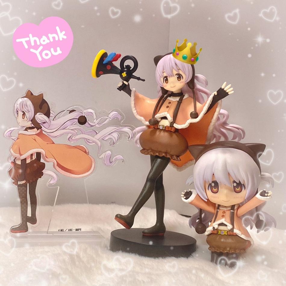 16 см Puella Magi Madoka Magica Байцзянчжу Колдунья Олень Глаз Круглый Аромат Циби Модель Украшение Игрушка Подарки для Фанатов Подарки на День Рождения