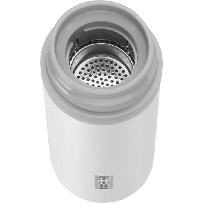 Zwilling thermo blanc 420ml récipient thermique avec infuseur de thé - 39500-511-0