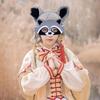 Костюм Енота Набор Уши Хвост Маска Животное Карнавальный Костюм Комплект Аксессуары для Детей Девочек Мальчиков Хэллоуин Косплей Реквизит