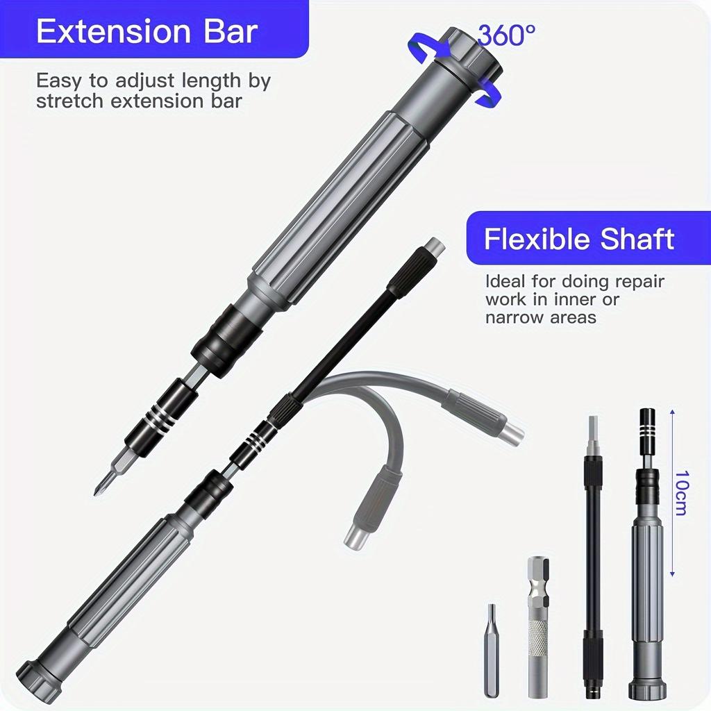 150-in-1 Precision Screwdriver Set, Magnetic Mini Screwdriver Set Repair Tool with Case, Electronics Tool Kit, Small Screwdriver Magnetic Repair Tool