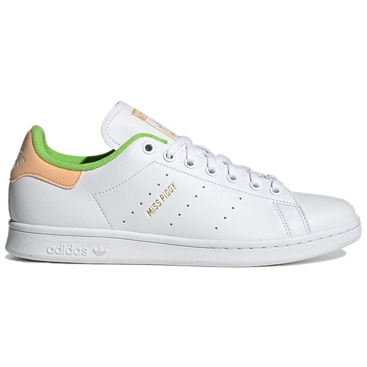 Disney x adidas Stan Smith Мисс Пигги и Кермит Унисекс Кроссовки Белый Облачно-белый Pantone GZ5863