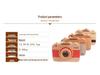 Wooden Baby Tooth & Lanugo Preservation Box - Children's Camera Design