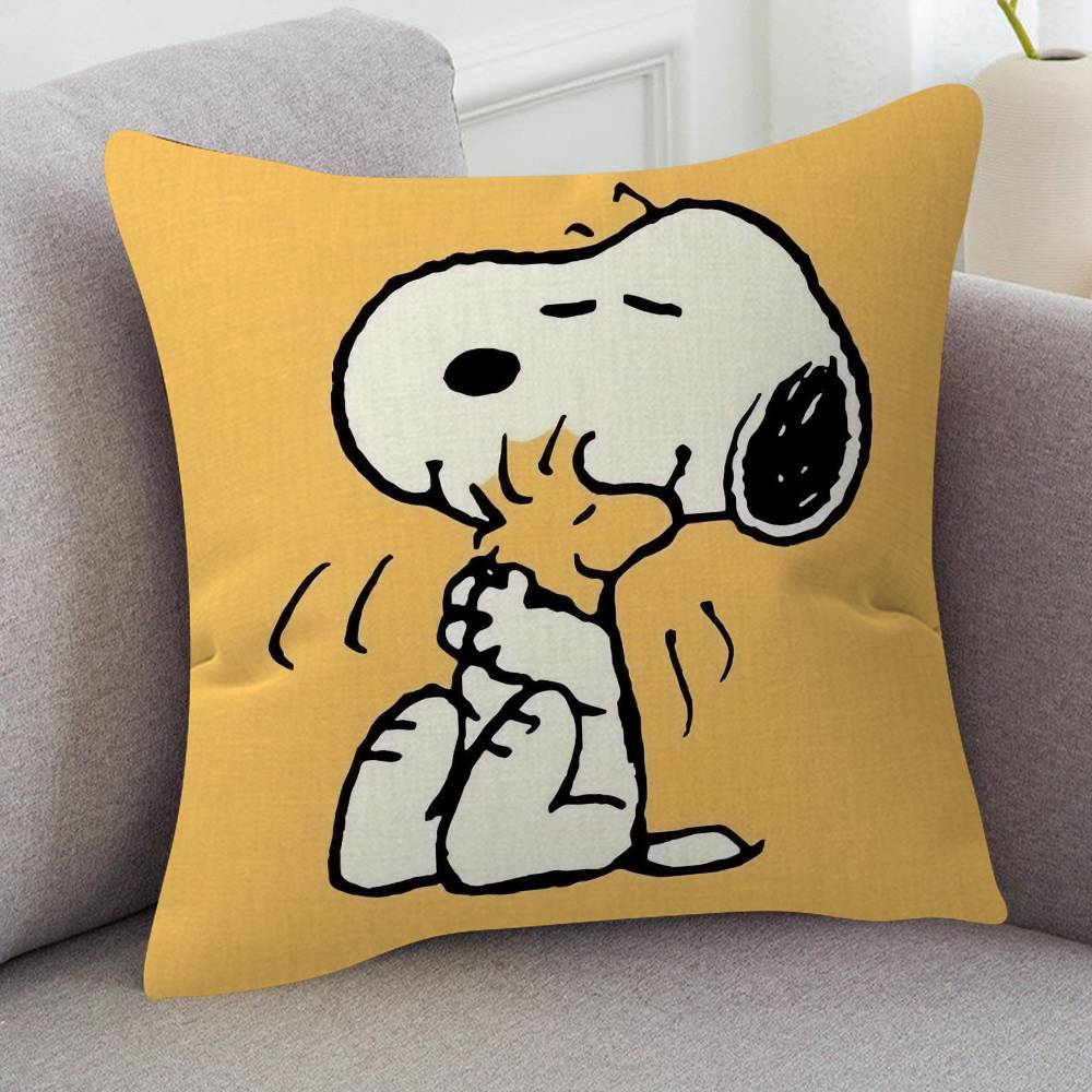 Anime Snoopy Pillow Cover For Bedroom Room And Living Room Sofa Decorative Cushion Cover