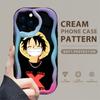 Цельный чехол для телефона Luffy для iPhone 15, 14, 13, 12, 11, Samsung Galaxy A52, Xiaomi Redmi 14, 13C, кремовый текстурированный корпус, мягкий чехол с волнистыми краями