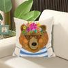 Наволочки Цветочные друзья Животные Наволочка для подушки  ×  Мягкие подушки Декоративные подушки для дивана Элегантные чехлы для комнаты Сон