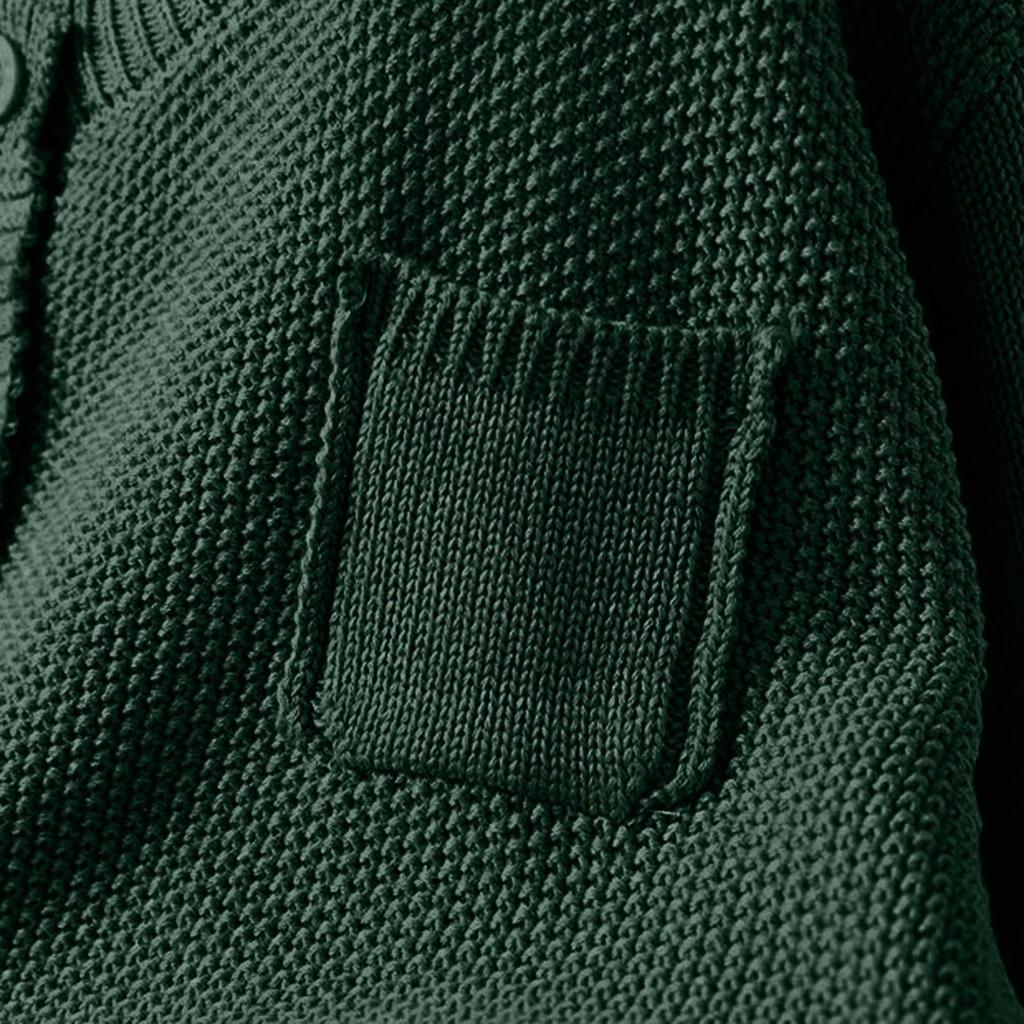 Женский модный повседневный вязаный кардиган однотонного цвета, свободный, с длинным рукавом