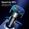 4-портовое автомобильное зарядное устройство USB для быстрой зарядки Pd Type C Автомобильное зарядное устройство USB со светодиодным адаптером для быстрой зарядки для Iphone 14 Pro Samsung