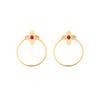 Boucles D'oreilles Luxenter Uya Finition or 18k