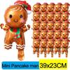 Wholesale Christmas Foil Balloons Gingerbread Man Santa Xmas Tree Aluminum Film Balloon Holiday Party Decorations Kids Toy Gifts