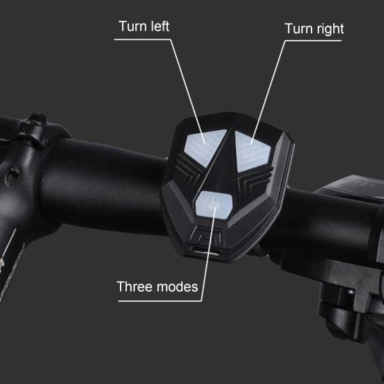 1 комплект, противоударный, 5 режимов освещения, задний фонарь для велосипеда, ПК, беспроводной пульт дистанционного управления, задний фонарь для ночной езды