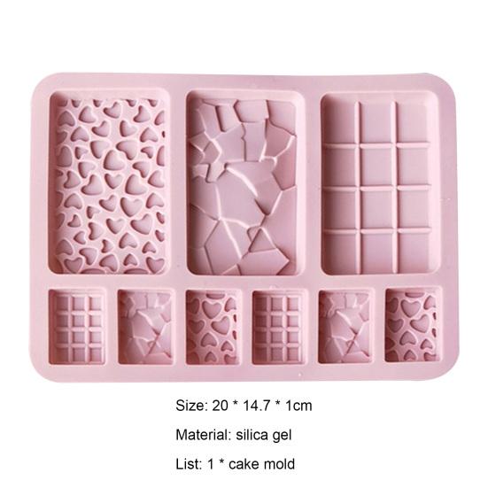 Yousheng Chocolate Mold 3D, силиконовая форма для выпечки кексов, безопасная для микроволновой печи, красивая форма для конфет, инструмент для выпечки