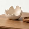 New Easter Eggshell Cradle Resin Figurine, Cute Broken Eggshell Design Decor, Baby Cradle Shape Desktop Home Gift