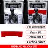 Для Volkswagen Passat B6 2006-2011 Панель Декоративная Крышка Отсека для Хранения Рычага Переключения Передач из Углеродного Волокна Наклейка Аксессуары для Интерьера Автомобиля
