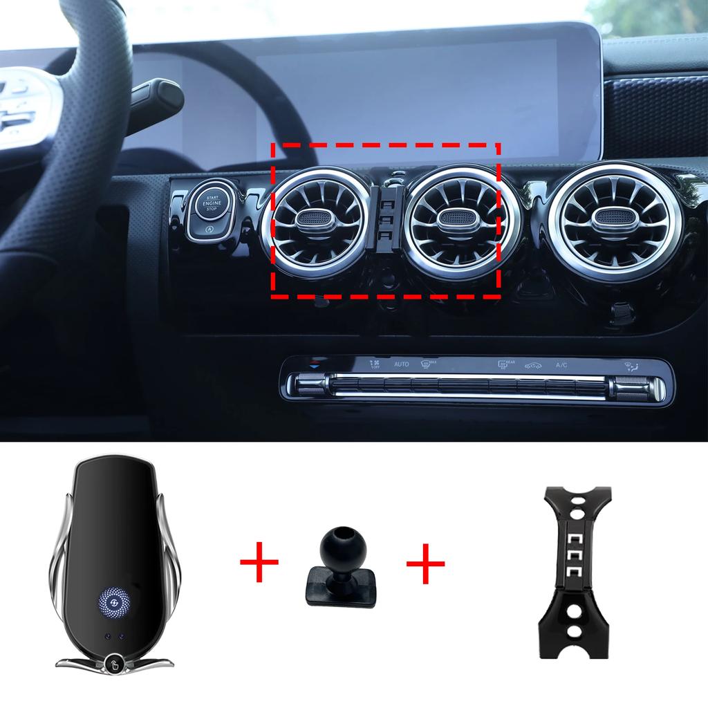 Car Mobile Phone Holder Accessories for Mercedes Benz A Class CLA A200 A180 W177 ~ GPS Bracket Navigation Stand Auto