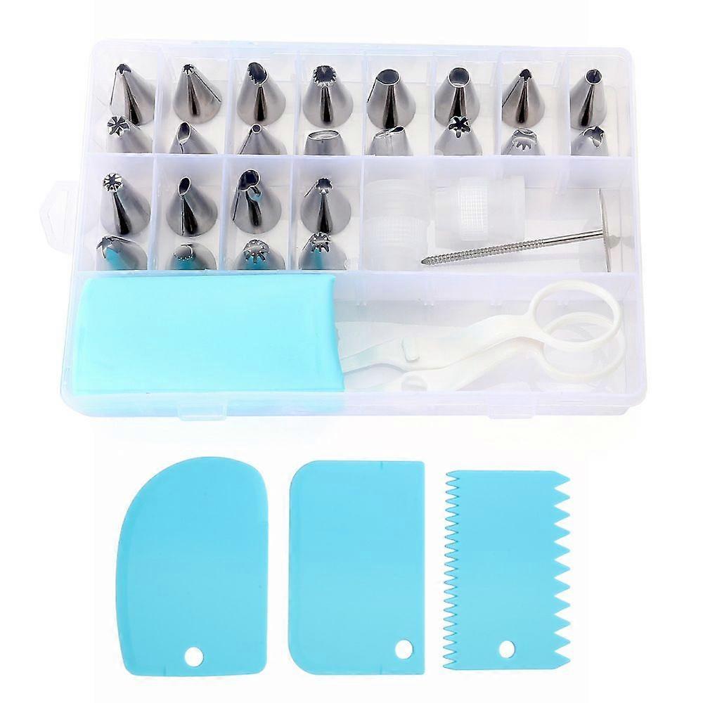 Decorating nozzle 33-piece set cake decorating nozzle household decorating bag cookie cream cake DIY tool baking set 1