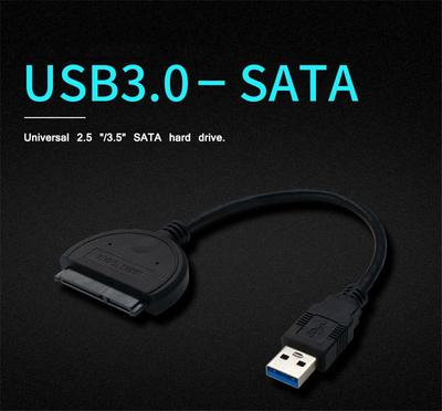 Новый кабель USB3.0 - SATA для жесткого диска 2,5/3,5 дюйма, кабель для легкого подключения жесткого диска