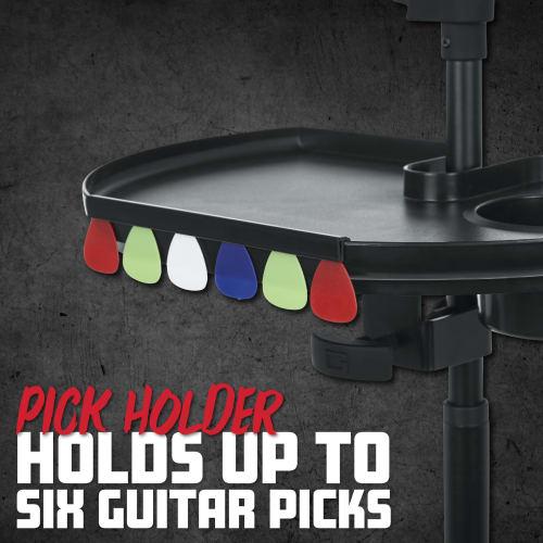 GATOR Frameworks Gator Frameworks Accessory Tray for Stands with Pick Holder (GFW-MICACCTRAYXL) (Approx. 355mm X 228mm)