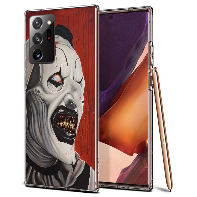 Horror Movie Terrifier Phone Case for Samsung A55 A35 A25 A15 A07 A05S A16 A17 A26 A36 A37 A56 A57 Galaxy Note 20 10 A50S A71 A5