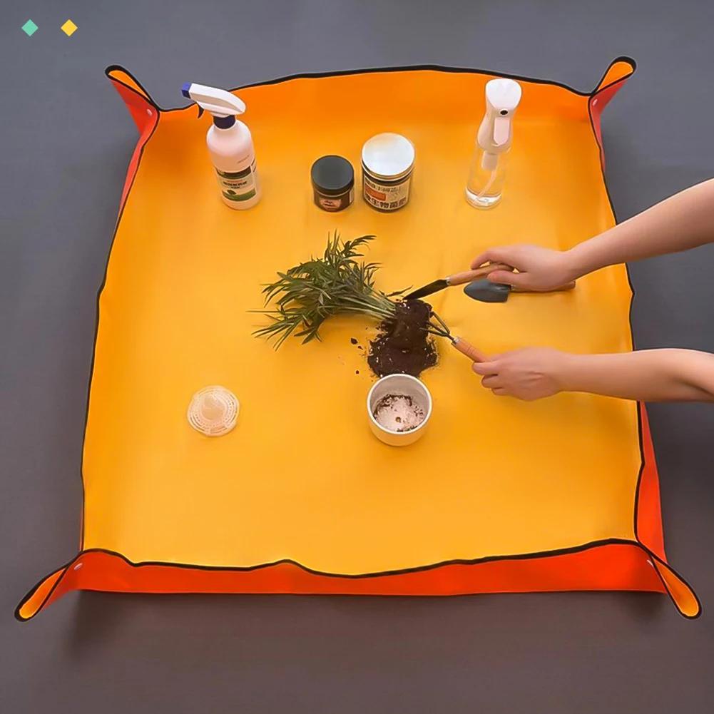 Multi Size Big Regeneration Mat Gardening Floor Mat Waterproof Changing Soil Transplant Flower Pot Mat Gardening Potting Pad