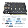 Chenyang NVME Gen Адаптер NVME AHCI X4 к Express Gen3 X16 RAID-карта с вентилятором VROC Raid0 Hyper Адаптер M.2 3.0 M.2 PCI-E 3.0
