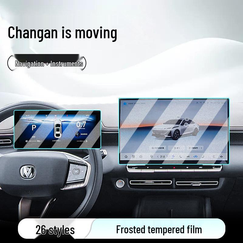 Совместимая закаленная пленка для экрана консоли Changan Eado