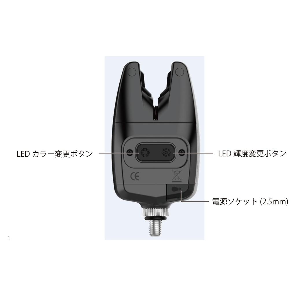 Сигнализатор поклевки Carp Quest Carp Fishing Датчик попадания Carp Fishing Японская инструкция по эксплуатации в комплекте [CarpQuest] (CQ-R)