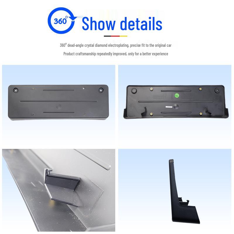 Manse Front License Plate Holder for BMW X5 M & X6 M - Bracket Frame & Cover