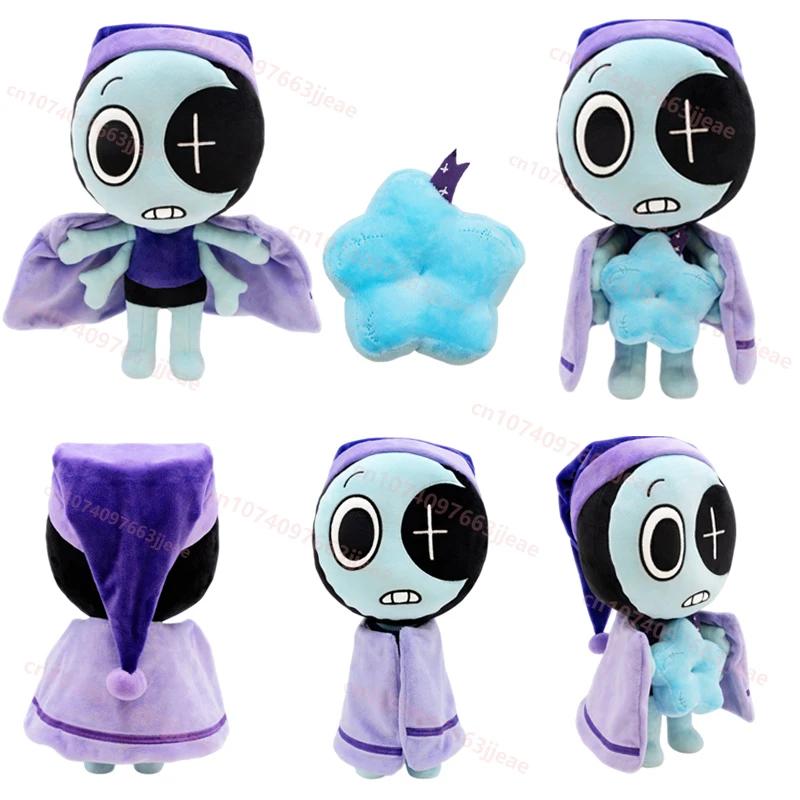 Anime Dandys World Astro Plush Toys Cute 4 Hands Clown With Magnetic Blue Star Collect Stuffed Doll For Kid Birthday Gifts Toys