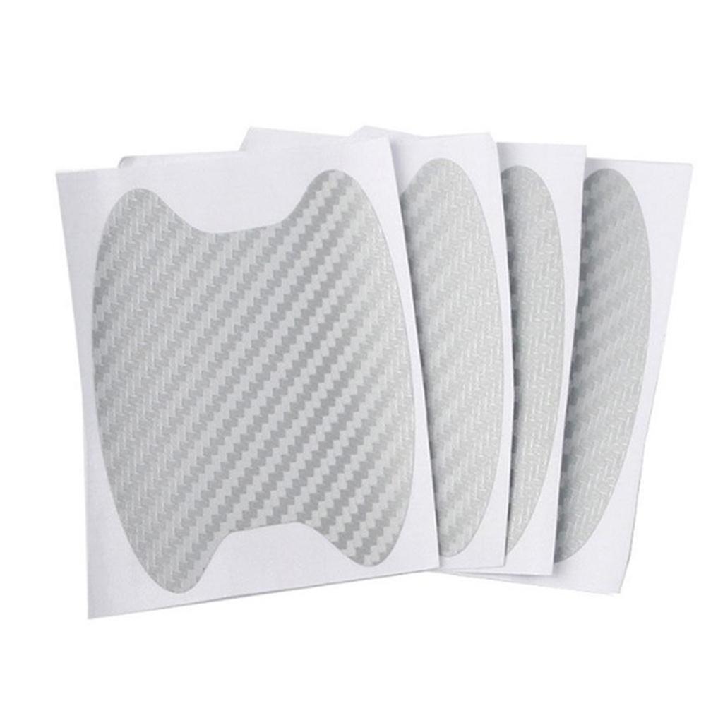 4 шт./компл. наклейка на дверь автомобиля устойчивая к царапинам крышка авто ручка защитная пленка внешний аксессуар