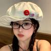 Cute Women's Berets Casual Painter Hat Sweet Octagon Hat